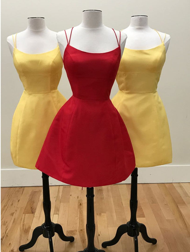 Sunny-Yellow-Prom-Mini-Dress-Satin-Cocktail-Dresses-For-Homecoming-Party