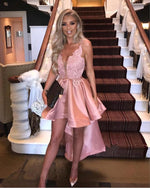 Load image into Gallery viewer, Elegant-High-Low-Dresses-Prom-Party-Cocktail
