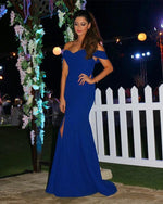 Load image into Gallery viewer, royal blue mermaid dresses
