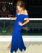 Load image into Gallery viewer, royal blue bridesmaid dresses
