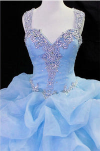 light blue quinceanera dress
