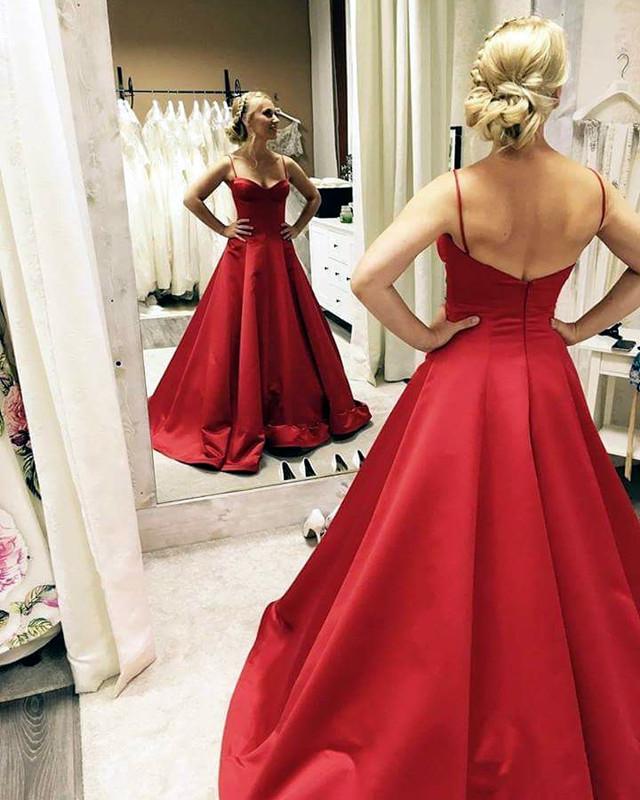 red prom gowns
