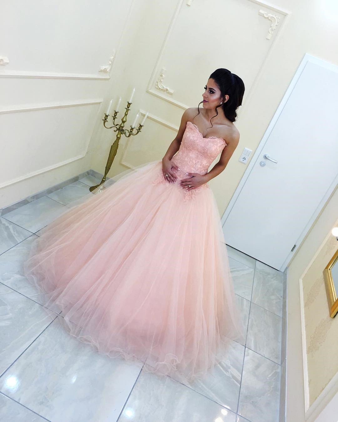 Peach-Wedding-Dresses