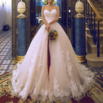Cargar imagen en el visor de la galería, Sweetheart-Corset-Wedding-Dresses-Puffy-Bridal-Gowns
