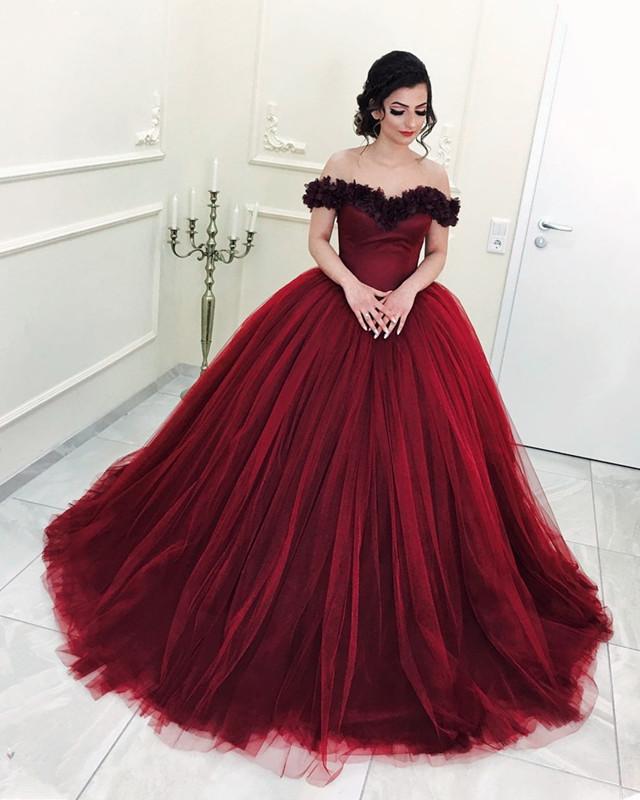 Maroon-Wedding-Dress