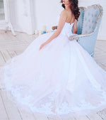 Cargar imagen en el visor de la galería, Gorgeous-Tulle-Wedding-Ballgowns-Dress-For-Bride
