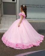 Load image into Gallery viewer, Blush-Pink-Quinceanera-Dress
