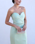 Load image into Gallery viewer, Sleeveless-Sweetheart-Jersey-Formal-Prom-Dress
