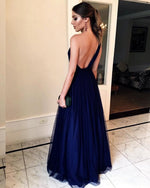 Load image into Gallery viewer, Long Tulle Floor Length Bridesmaid Dresses One Shoulder
