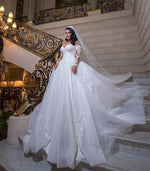 Cargar imagen en el visor de la galería, Elegant-Wedding-Gowns-2019-Bridal-Ballgowns
