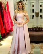 Cargar imagen en el visor de la galería, Light-Pink-Bridesmaid-Dresses
