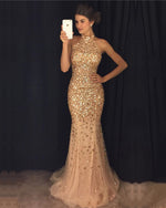 Cargar imagen en el visor de la galería, Crystal-Beaded-Prom-Dresses
