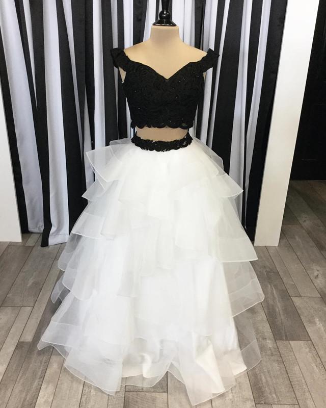 Black And White Prom Dresses