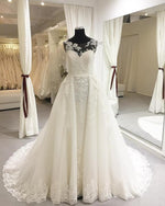 Cargar imagen en el visor de la galería, Lace-Wedding-Dresses-Vintage
