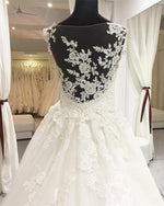 Load image into Gallery viewer, Lace-Appliques-Wedding-Gowns
