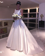 Load image into Gallery viewer, Wedding-Dresses-Satin

