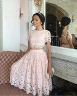 Load image into Gallery viewer, Lace-Prom-Dresses-Short
