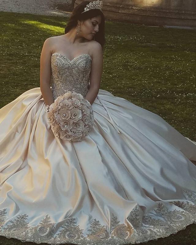 Satin-Quinceanera-Dresses