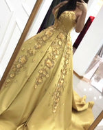 Cargar imagen en el visor de la galería, Gold-Quinceanera-Dresses-Ball-Gowns-For-Sweet-16-Party
