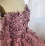 Load image into Gallery viewer, Amazing Lace Embroidery Long Sleeves Prom Dresses Off Shoulder

