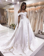 Load image into Gallery viewer, Satin Wedding Dresses
