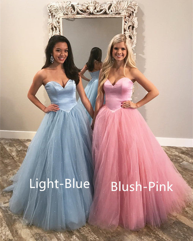 Baby Pink Prom Dresses