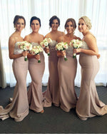 Load image into Gallery viewer, Nude Bridesmaid Dresses
