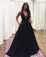 Load image into Gallery viewer, Evening-Dresses-Black
