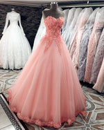 Load image into Gallery viewer, Quinceanera-Dresses-Coral
