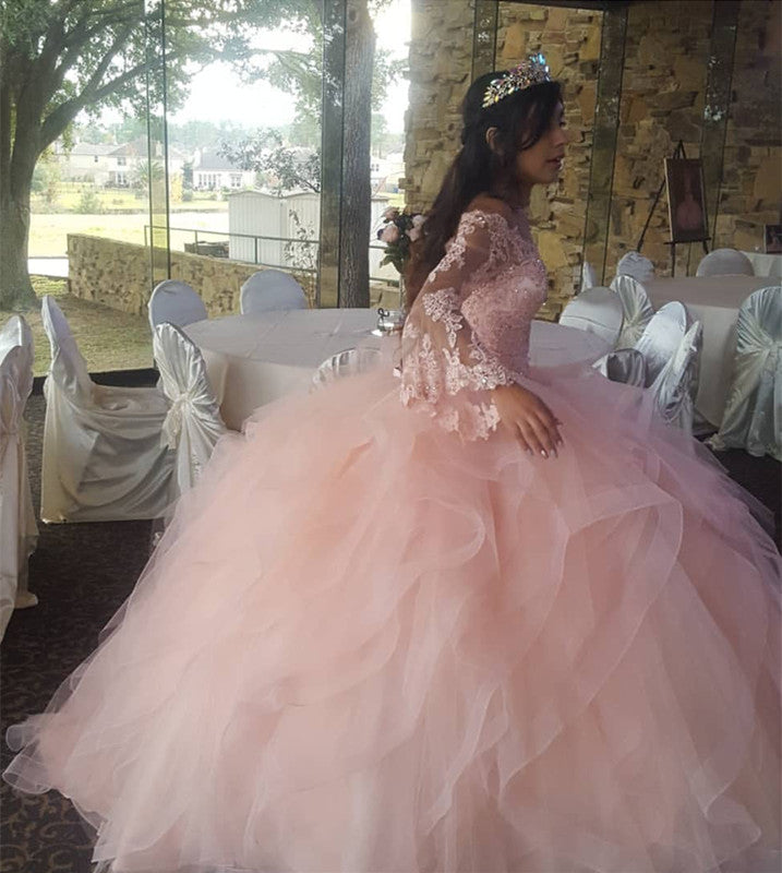 Pink-Dress-Quinceanera-Dress