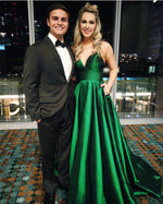 Load image into Gallery viewer, Evening-Dress-Green
