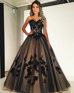 Load image into Gallery viewer, Black-Quinceanera-Dresses
