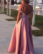 Load image into Gallery viewer, Lace-Embroidery-Evening-Gowns
