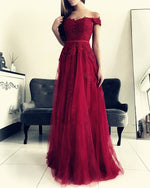 Load image into Gallery viewer, Bridesmaid-Dresses-Off-Shoulder
