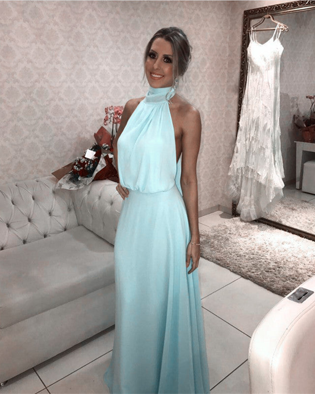 Baby-Blue-Bridesmaid-Dress