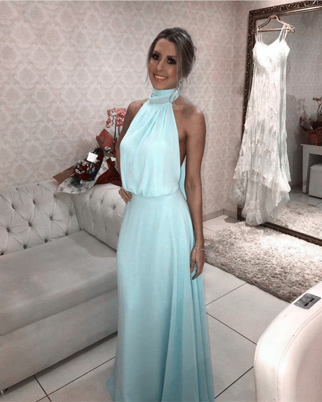 Baby-Blue-Bridesmaid-Dress