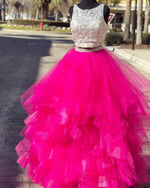 Cargar imagen en el visor de la galería, Prom-Dress-Hot-Pink

