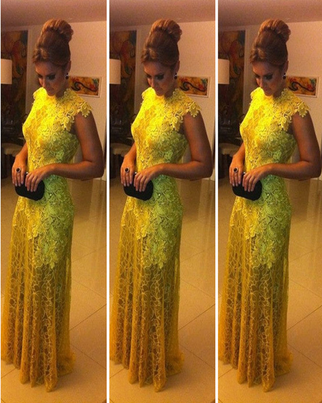 Yellow Evening Dress