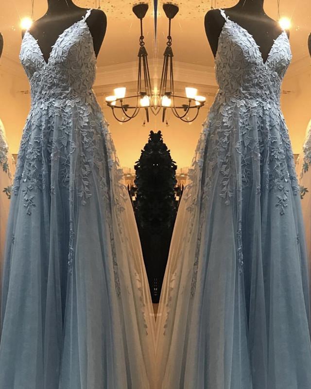 Light Blue Prom Dresses 2020