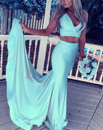 Afbeelding in Gallery-weergave laden, Two Piece Prom Dresses 2020

