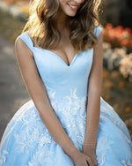 Afbeelding in Gallery-weergave laden, Light Blue Prom Dresses 2020

