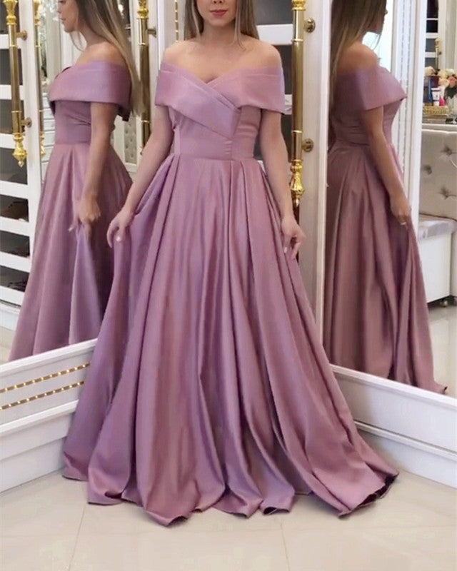 Dusty Pink Evening Gown