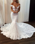 Load image into Gallery viewer, Lace Wedding Dress 2020 Boho Style
