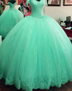Load image into Gallery viewer, Mint Green Quinceanera Dresses

