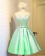 Afbeelding in Gallery-weergave laden, Lime Green Homecoming Dresses 2019
