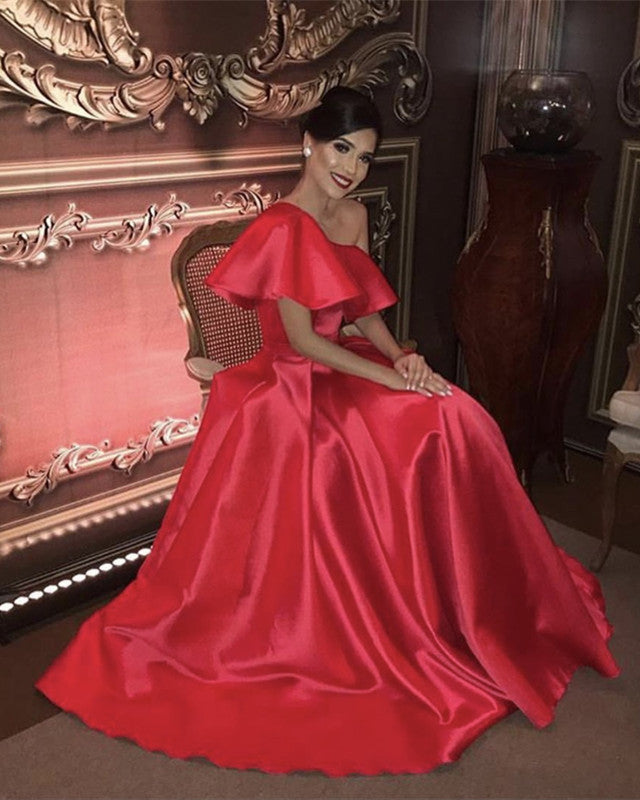 One Shoulder Prom Dress 2020
