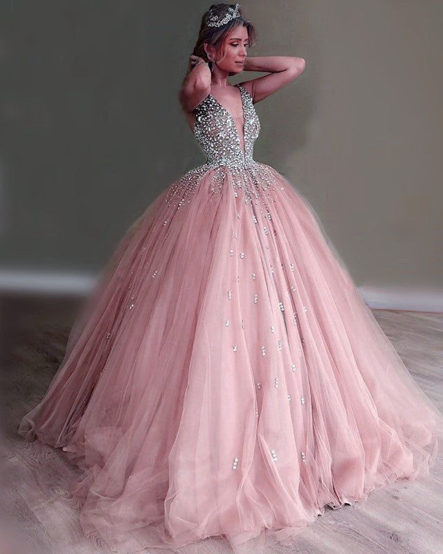 Pink Prom Dresses Ball Gown