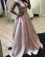 Afbeelding in Gallery-weergave laden, Long Pink Prom Dresses 2020
