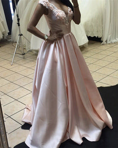 Long Pink Prom Dresses 2020
