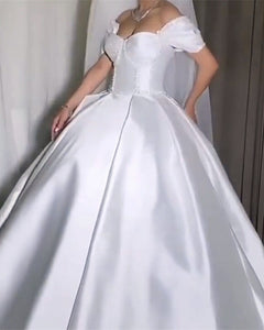 Princess Corset Wedding Dresses Satin